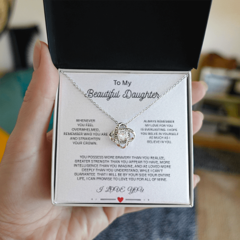 To My Daughter Necklace