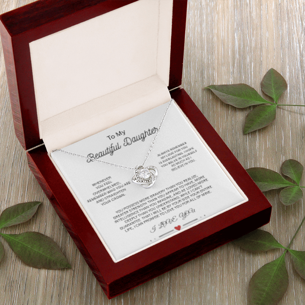 To My Daughter Necklace
